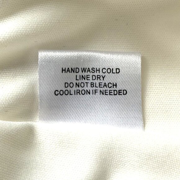 Central Park West White Faux Leather Blazer with Removable Gray Dickie, Size S - Picture 7 of 7